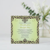 Cheetah, Wedding Invitations (stock d'or de qualit (Debout devant)