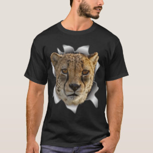 Cheetah-wilde dieren t-shirt