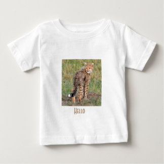 CheetahCubLookingAtYou.png Baby T-shirt