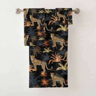 Cheetahs Bath Towel Set Bad Handdoek