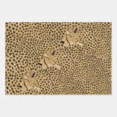 Cheetahs enveloppant des feuilles de papier (Devant 3)