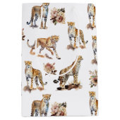 Cheetahs Floral Medium Cadeauzakje (Voorkant)