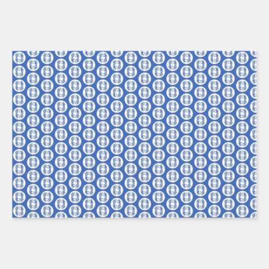 Cheetahs Wrapping Paper Flat Sheet Set of 3 (Voorkant 3)