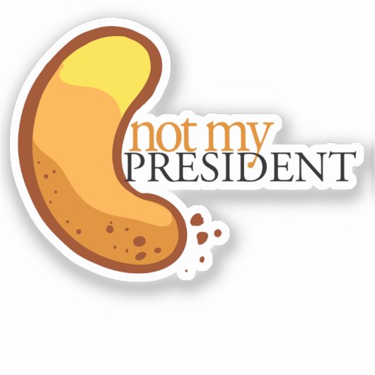 Cheetoh President 2x2 Sticker (Voorkant)