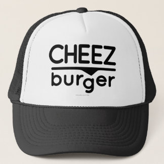 Cheezburger Logo (zwart) Trucker Pet