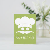 CHEF aangepaste briefkaarten (Staand voorkant)