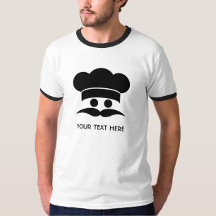 CHEF aangepaste shirten - kies stijl, kleur T-shirt