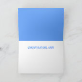 Chef Afstuderen Cute Kaart (Binnen)