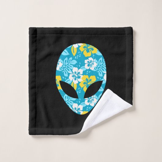 Chef Alien hawaïen - Drôle Alien (Gant de toilette)