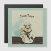 Chef All-Over Magnetische Kaart (Voorkant / Achterkant)