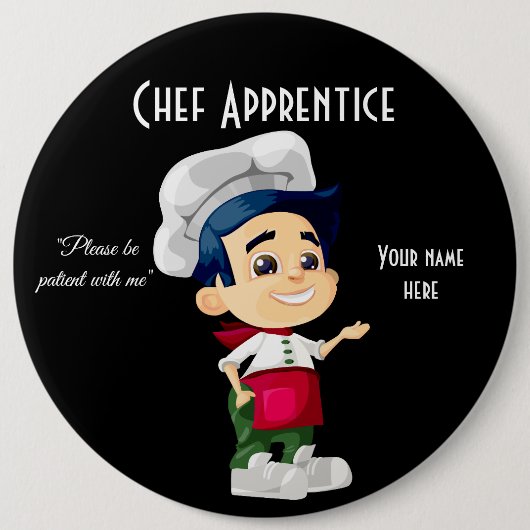 Chef Apprentice 2, Ronde Button (Voorkant)