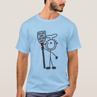 Chef avec des T-shirts et des cadeaux de spatule