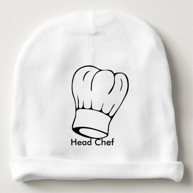 Chef Baby Beanie Mutsje (Voorkant)