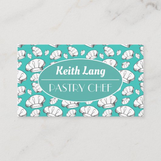 Chef Baker of Pastry Chef Professional Visitekaartje (Voorkant)