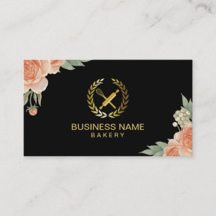 Chef Bakery Catering  Floral Visitekaartje