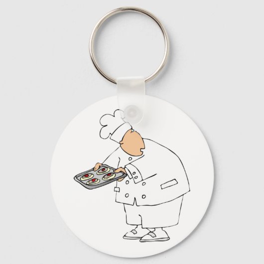 Chef Baking Sleutelhanger (Voorkant)