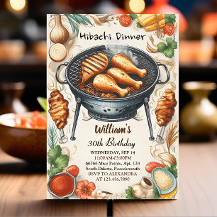 Chef BBQ Japans Sushi Hibachi 30e verjaardag Kaart