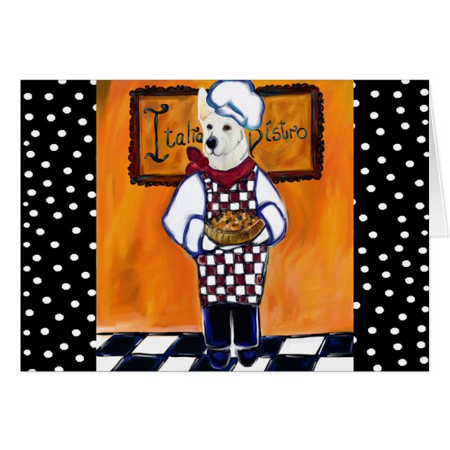 CHEF BLANC ALLEMAND SHEPHERD (Devant horizontal)