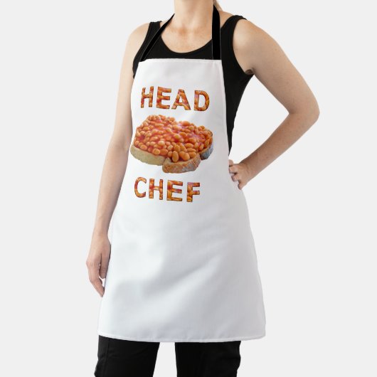 Chef-bonen in toast schort (Insitu)
