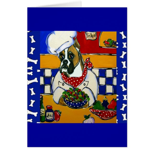 Chef Boxer Hond (Voorkant)