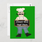 Chef Briefkaart (Voorkant / Achterkant)