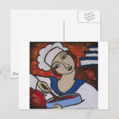 chef briefkaart (Voorkant / Achterkant)