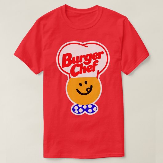 Chef Burger Classic T-shirt (Design voorkant)