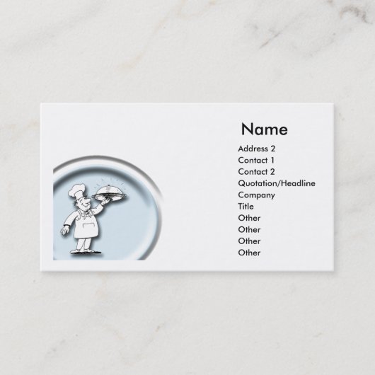 Chef Carte de visite (Devant)