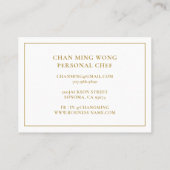 Chef Carte de visite Caterer (Dos)