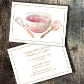 Chef Carte de visite Caterer