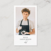 Chef Carte de visite Caterer (Devant)