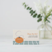 Chef / Carte de visite de traiteur - Pot de Cuisin (Debout devant)