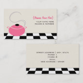 Chef / Carte de visite de traiteur - Pot de Cuisin (Devant / Derrière)