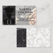 Chef | Carte de visite des ingrédients et des outi (Devant / Derrière)