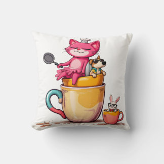 Chef Cat Coffee Break Sierkussen