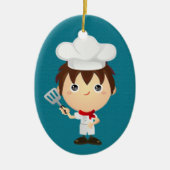Chef - Caterer - SRF Keramisch Ornament (Voorkant)