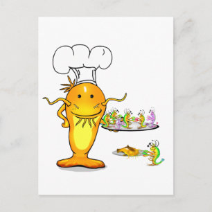 Chef Catfish Briefkaart
