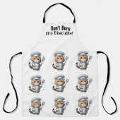 Chef Chat Whimsy Tout-Sur-Imprimer Tablier (Recto)
