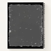 Chef Chef livre de recettes grises pour hommes (Dos)