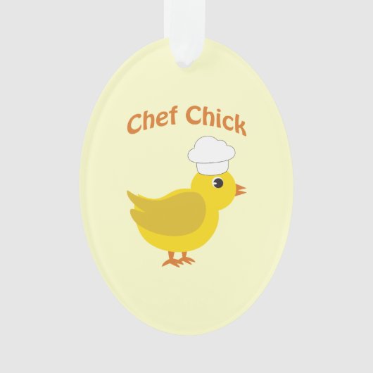 Chef Chick Ornament (voorkant)