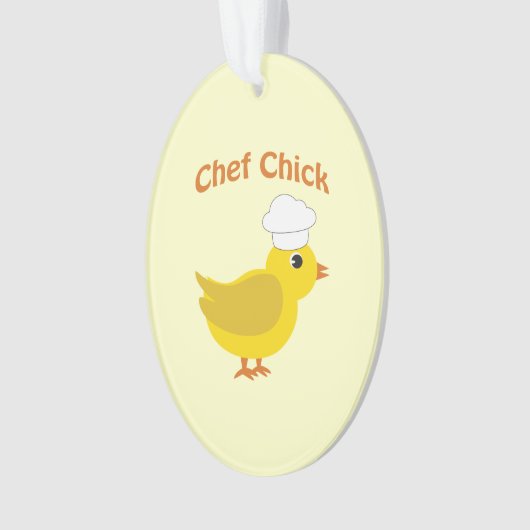 Chef Chick Ornament (voorkant)