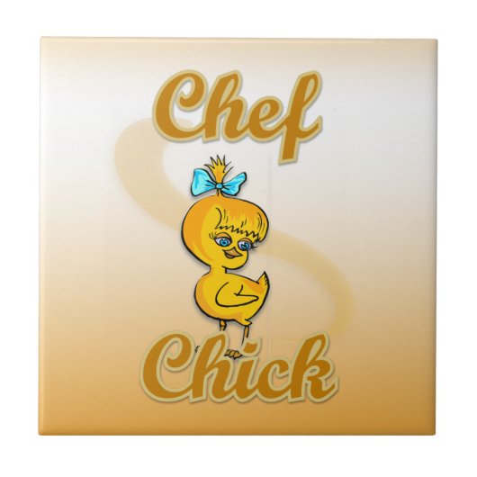 Chef Chick Tegeltje (Voorkant)