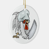 Chef Chicken Keramisch Ornament (Rechts)