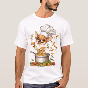 Chef Chihuahua � Culinair Hond Meester T-shirt