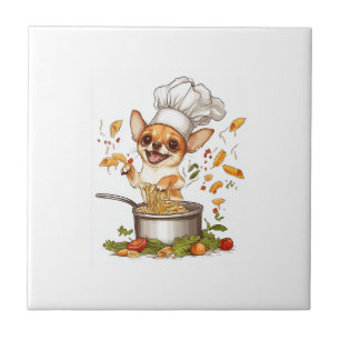 Chef Chihuahua � Culinair Hond Meester Tegeltje