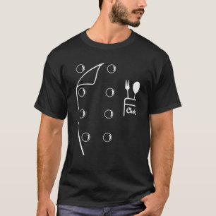 Chef Coat Funny Jacket die een dekmantel voor mann T-shirt