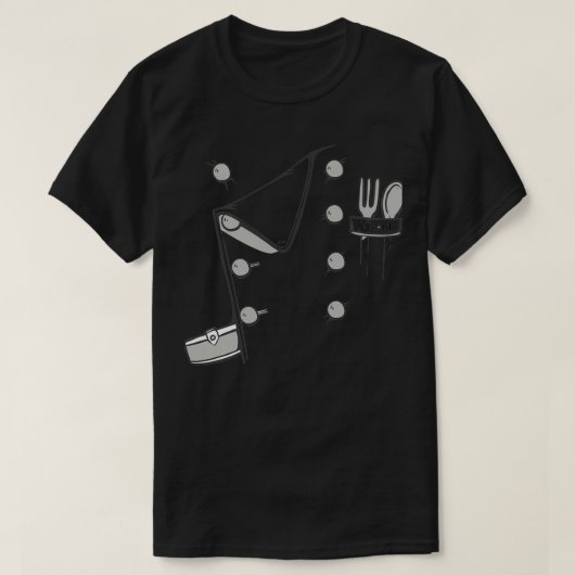 Chef Coat T-shirt (Design voorkant)