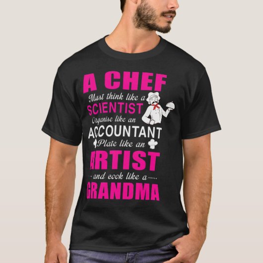 Chef Cook Constructie Eavator donut gift T-shirt (Voorkant)