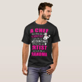 Chef Cook Constructie Eavator donut gift T-shirt (Voorkant volledig)