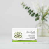 Chef / Cook - Elegant Wish Tree Visitekaartje (Staand voorkant)